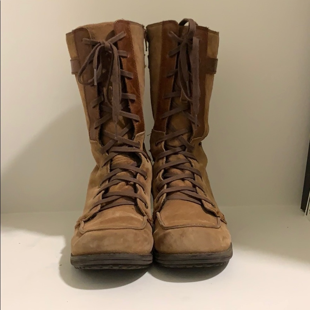 Tall brown boots